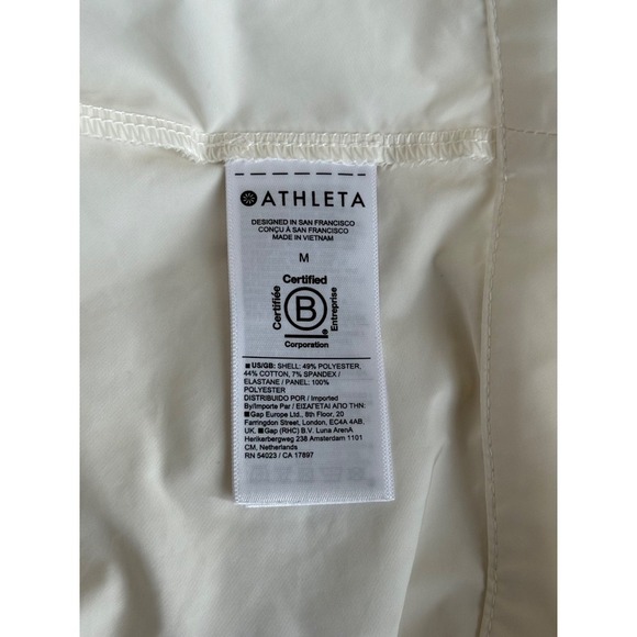 Athleta Triumph Hybrid Crewneck Sweatshirt,Magnolia White SIZE M  #986965 X0921H - Picture 6 of 6